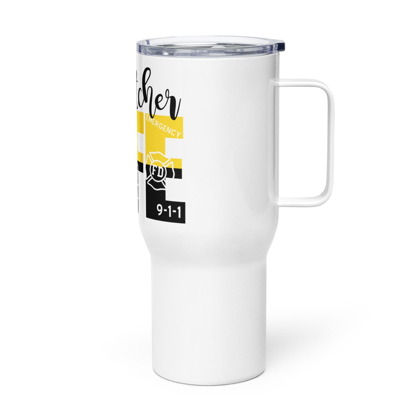 Dispatcher Travel mug with a handle