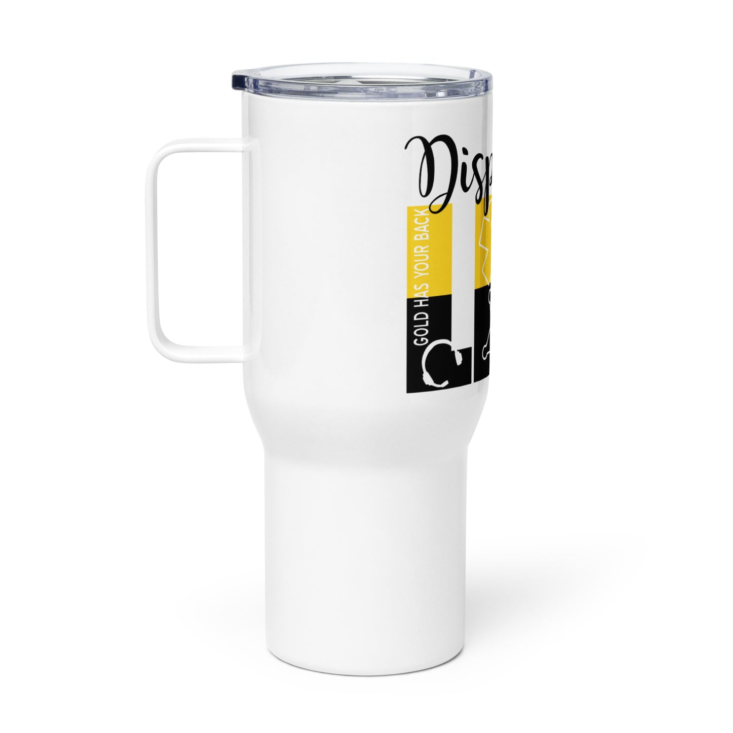 Dispatcher Travel mug with a handle